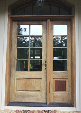 Front Door Refinishing - Before